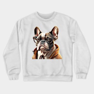 Yuppie French Bulldog Crewneck Sweatshirt